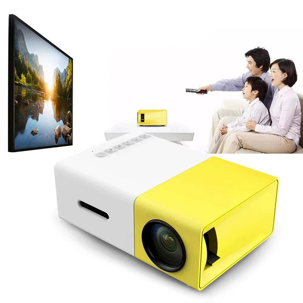 2025 HOT YG300 MINI Projector with Wifi 320X240 720P UHD Home Theater Video System Cinema LCD Projectors LED LCD Pocket 3D