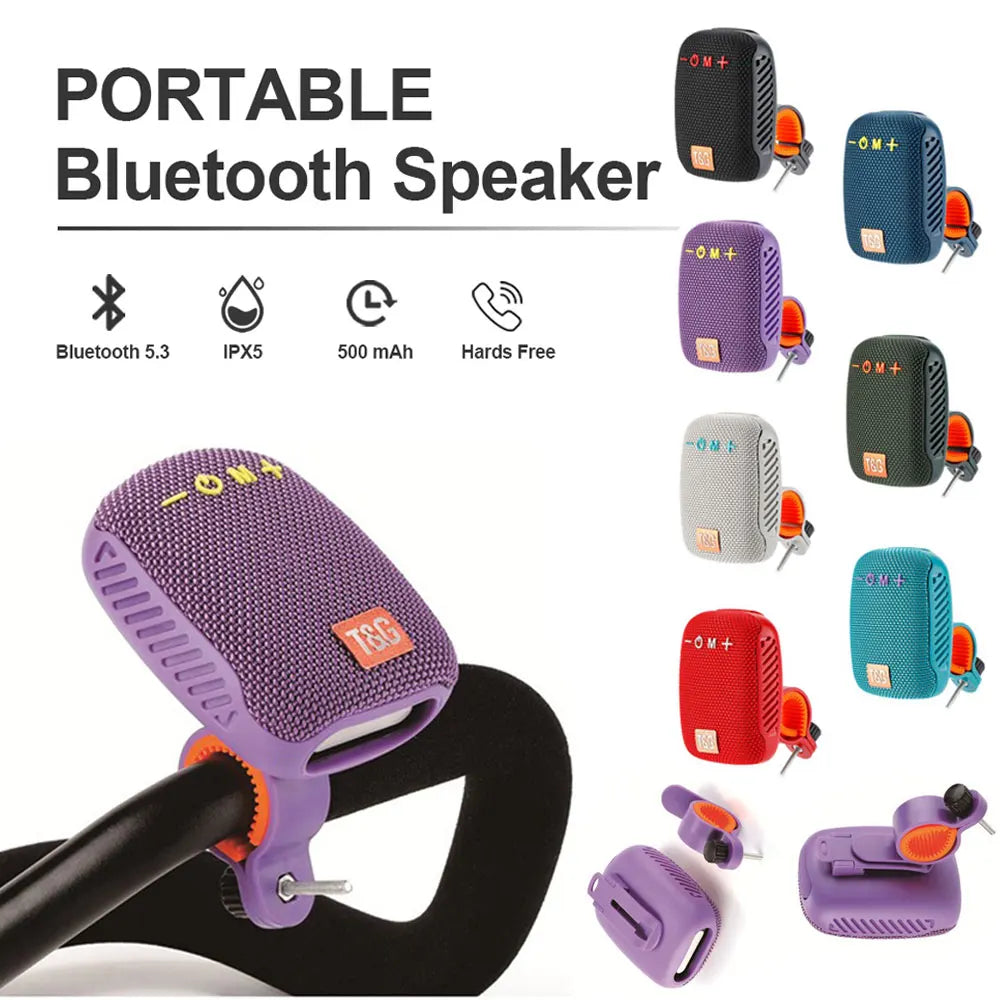 TG392 Waterproof Bluetooth Speaker - Portable Wireless Sound Box for Bicycles with Rechargeable Handlebar Design